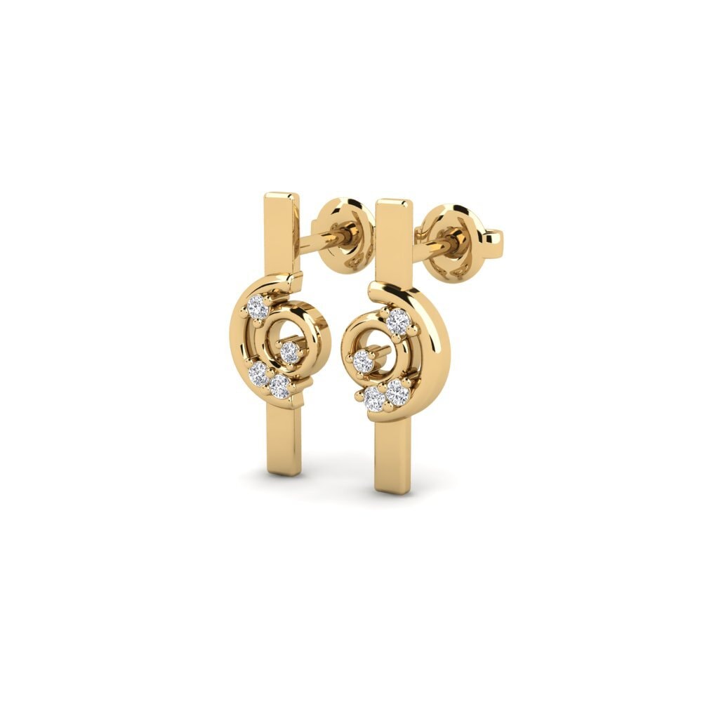Diamant Boucle d'oreille femme Gallen