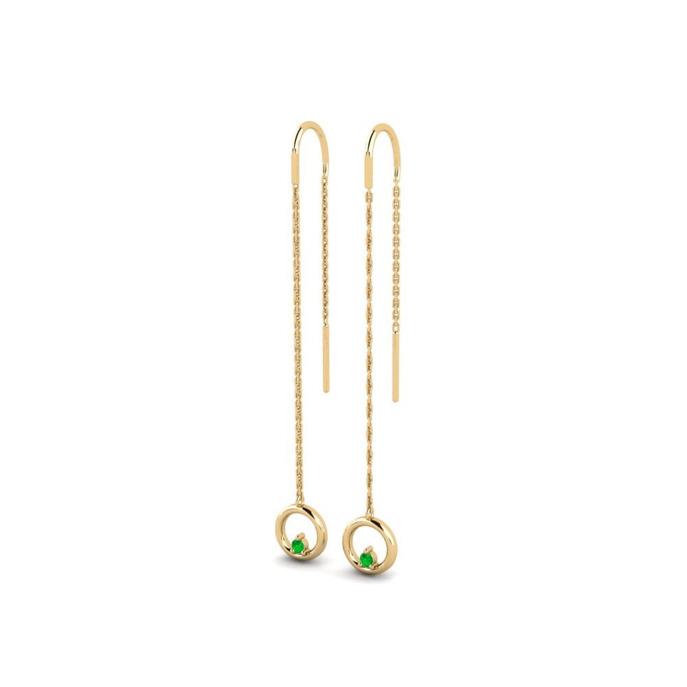 Emerald Women's Earring Gistwad