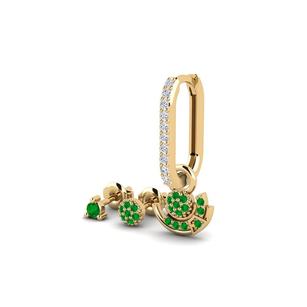 Emerald Women's Earring Gruyeres - SET
