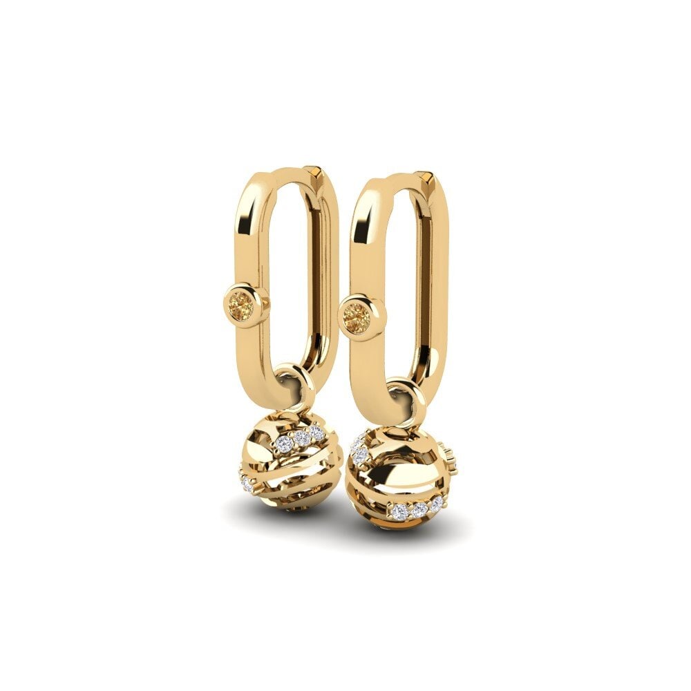 Brown Diamond Women's Earring Hakykat