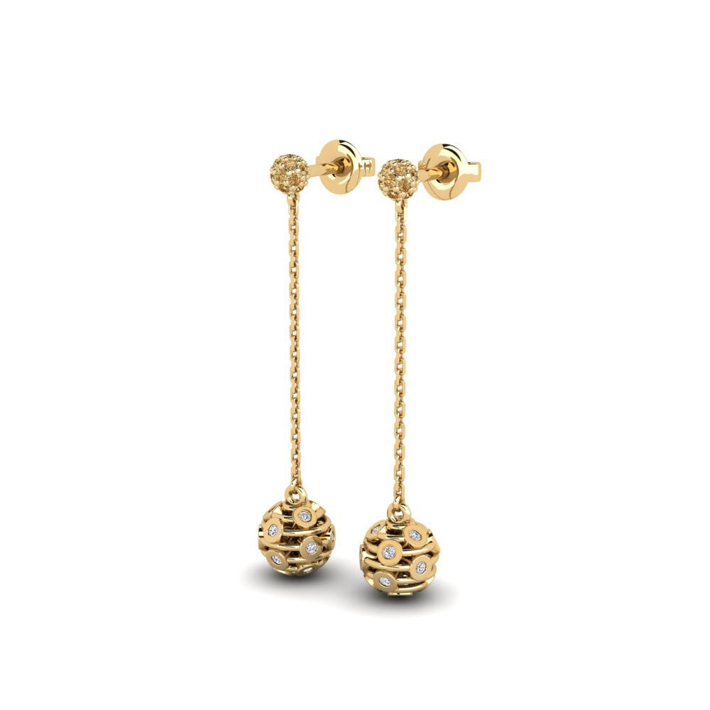 Brown Diamond Women's Earring Hanson