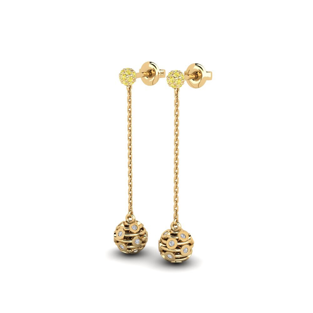 Yellow Sapphire Women's Earring Hanson