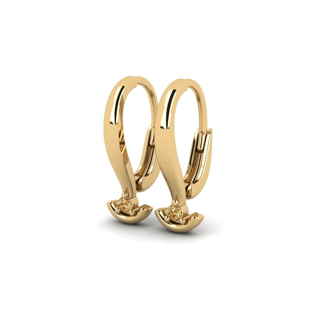 Brown Diamond Women's Earring Heitast