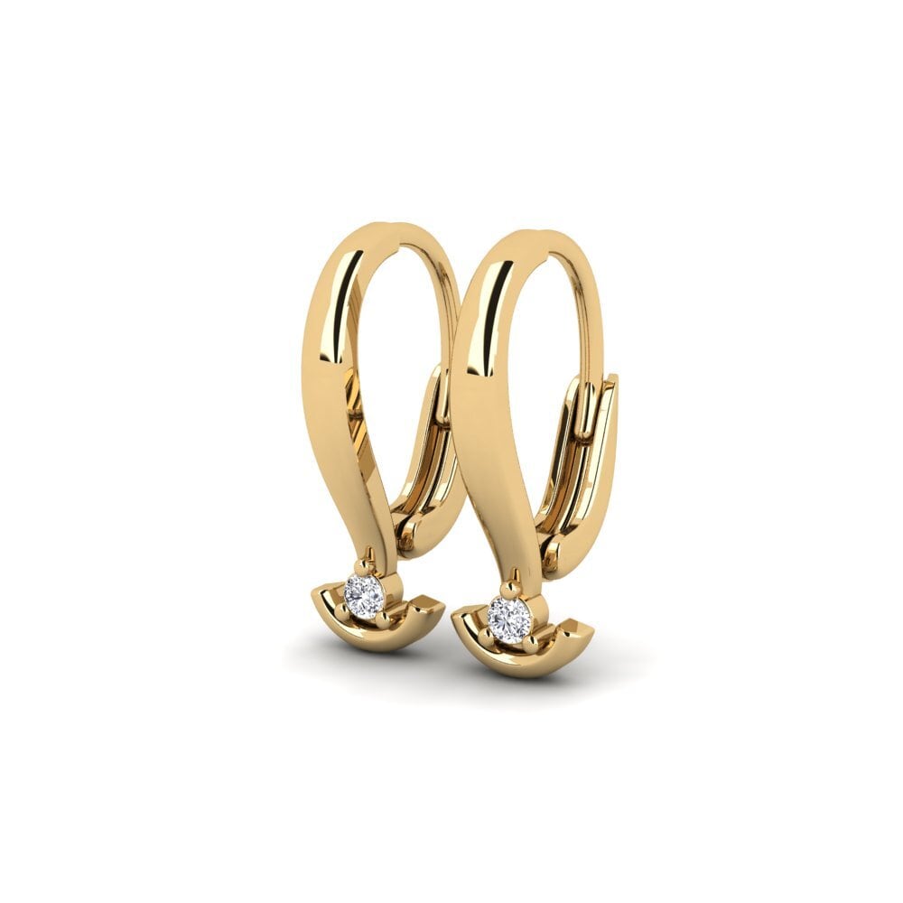 Diamant Boucle d'oreille femme Heitast