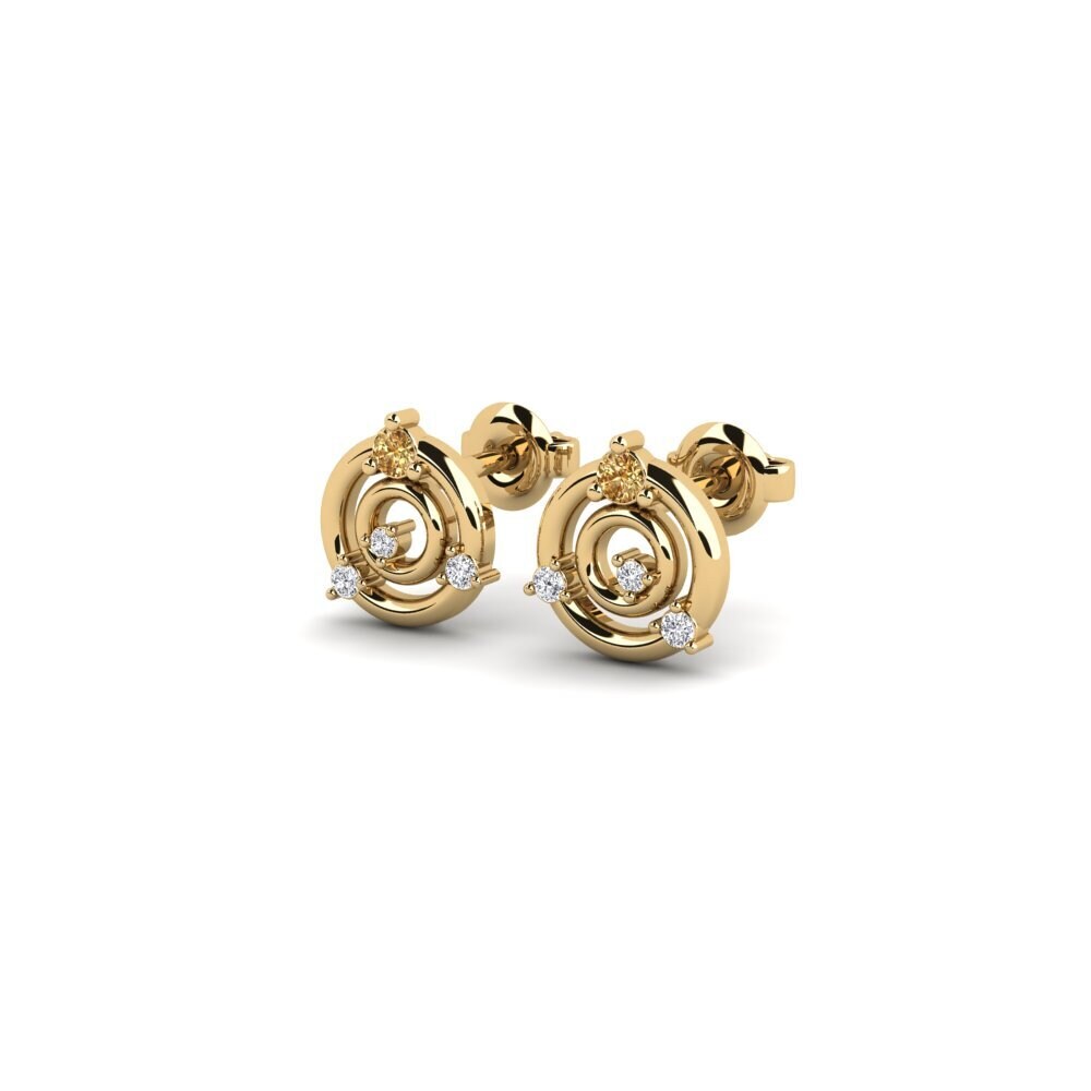 Brown Diamond Women's Earring Holograms