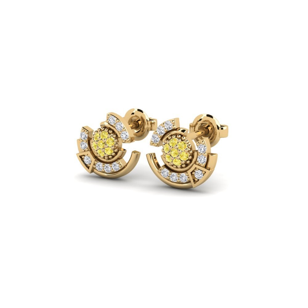 Yellow Sapphire Women's Earring Metaphors