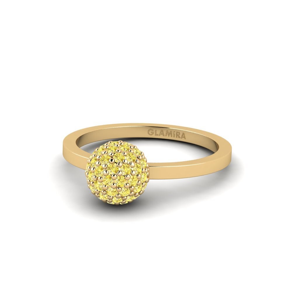 Zafiro amarillo Anillo meñique Milliner