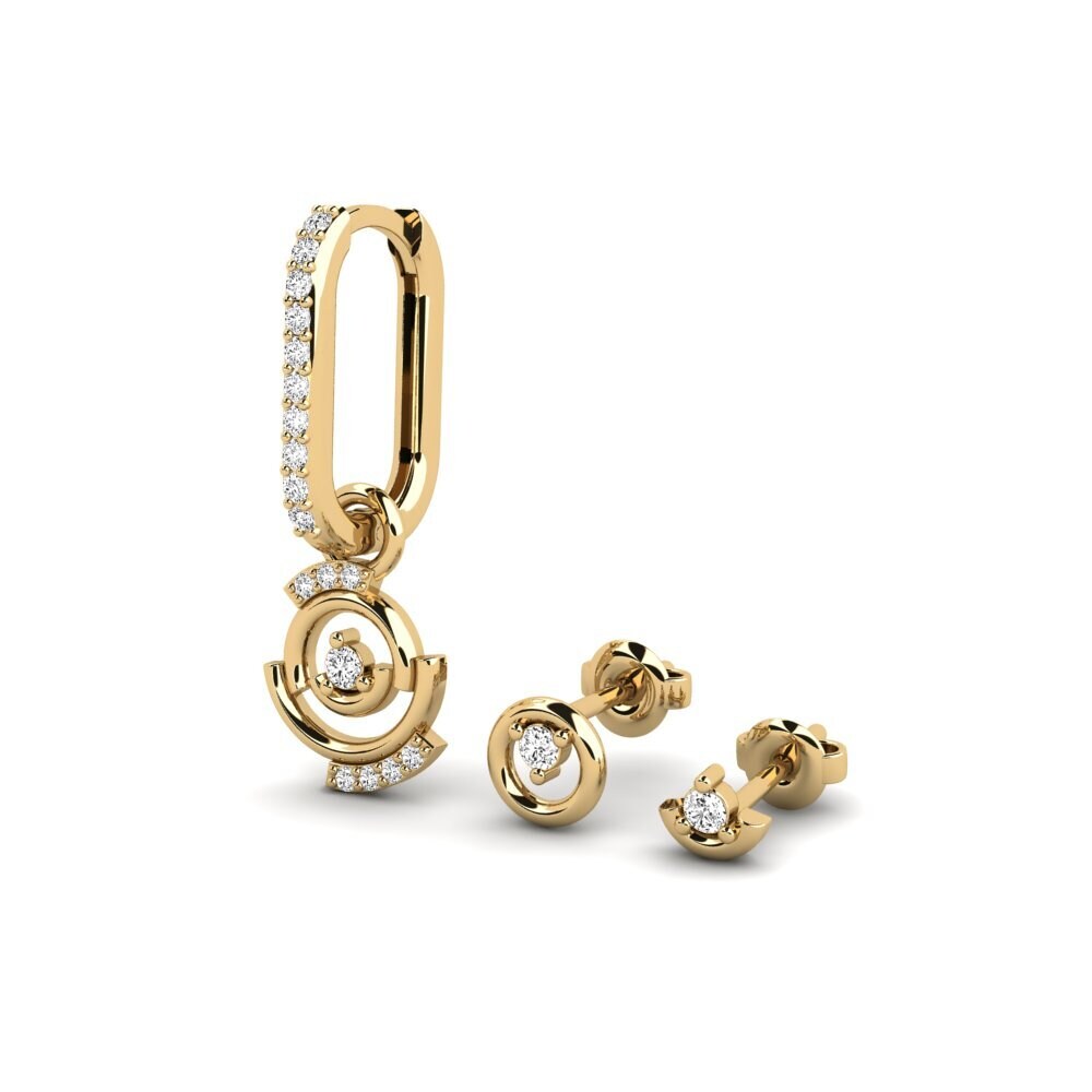 Moissanite Women's Earring Morcote - SET