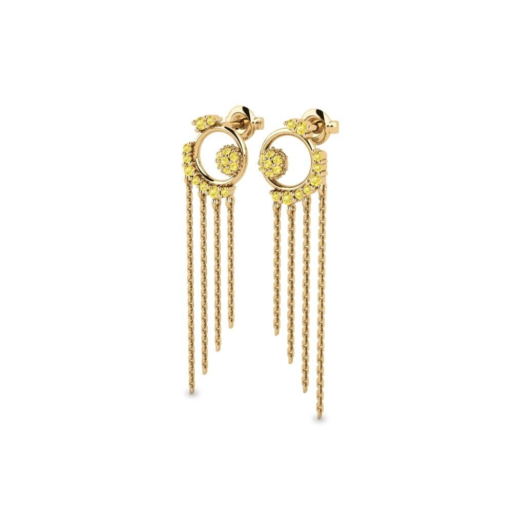 Yellow Sapphire Women's Earring Otito