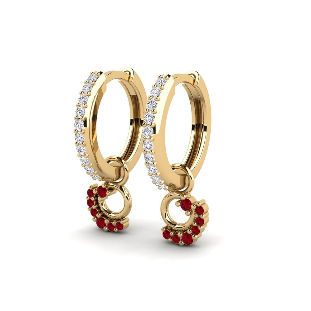 ruby-zirconia Women's ต่างหู Reultan