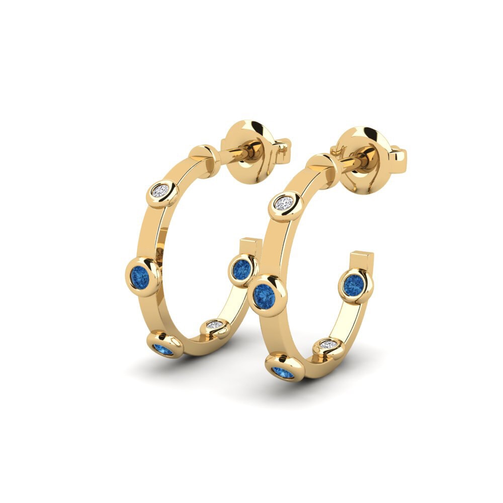 sapphire-zirconia Women's ต่างหู Vitai