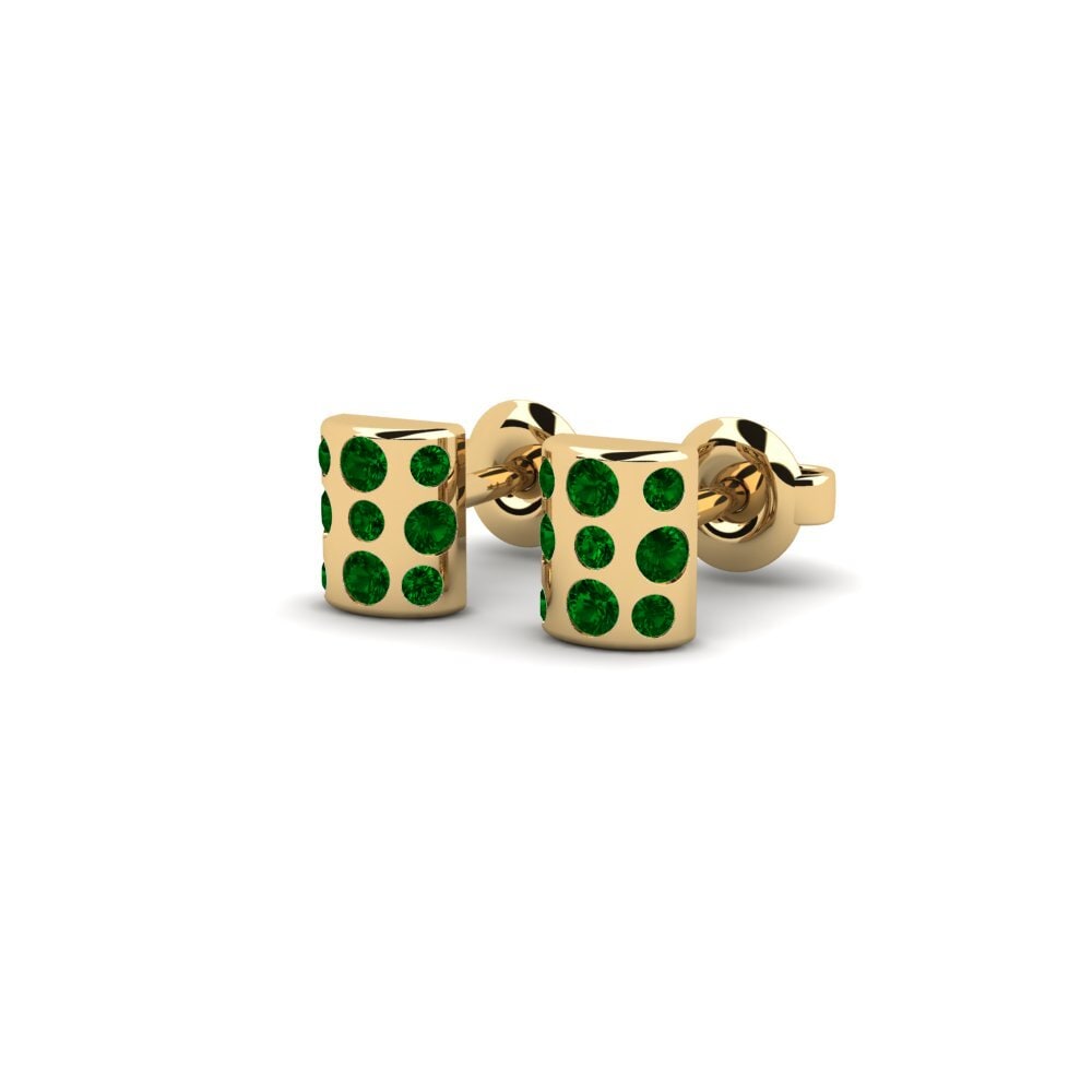 Circonita Verde Pendiente de mujer Brusy