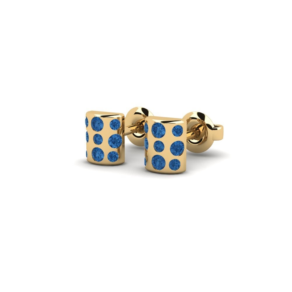 sapphire-zirconia Women's ต่างหู Brusy
