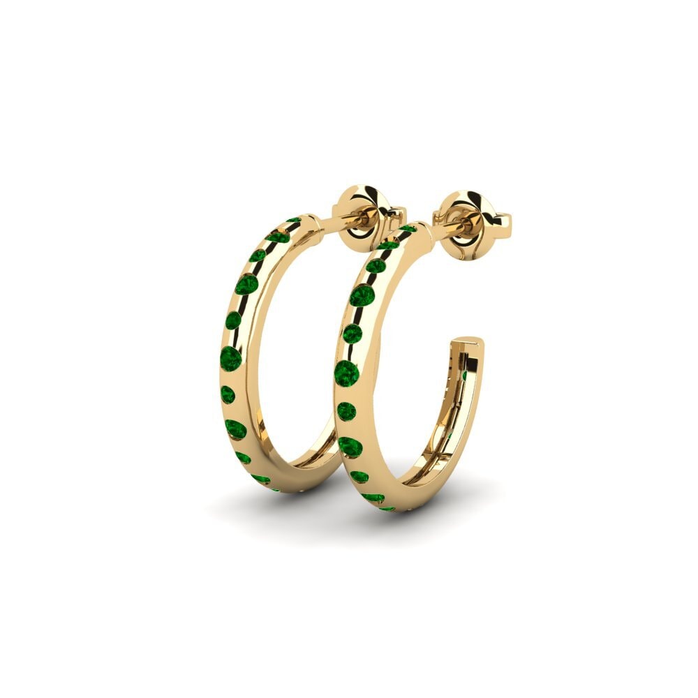 Circonita Verde Pendiente de mujer Jastarnia