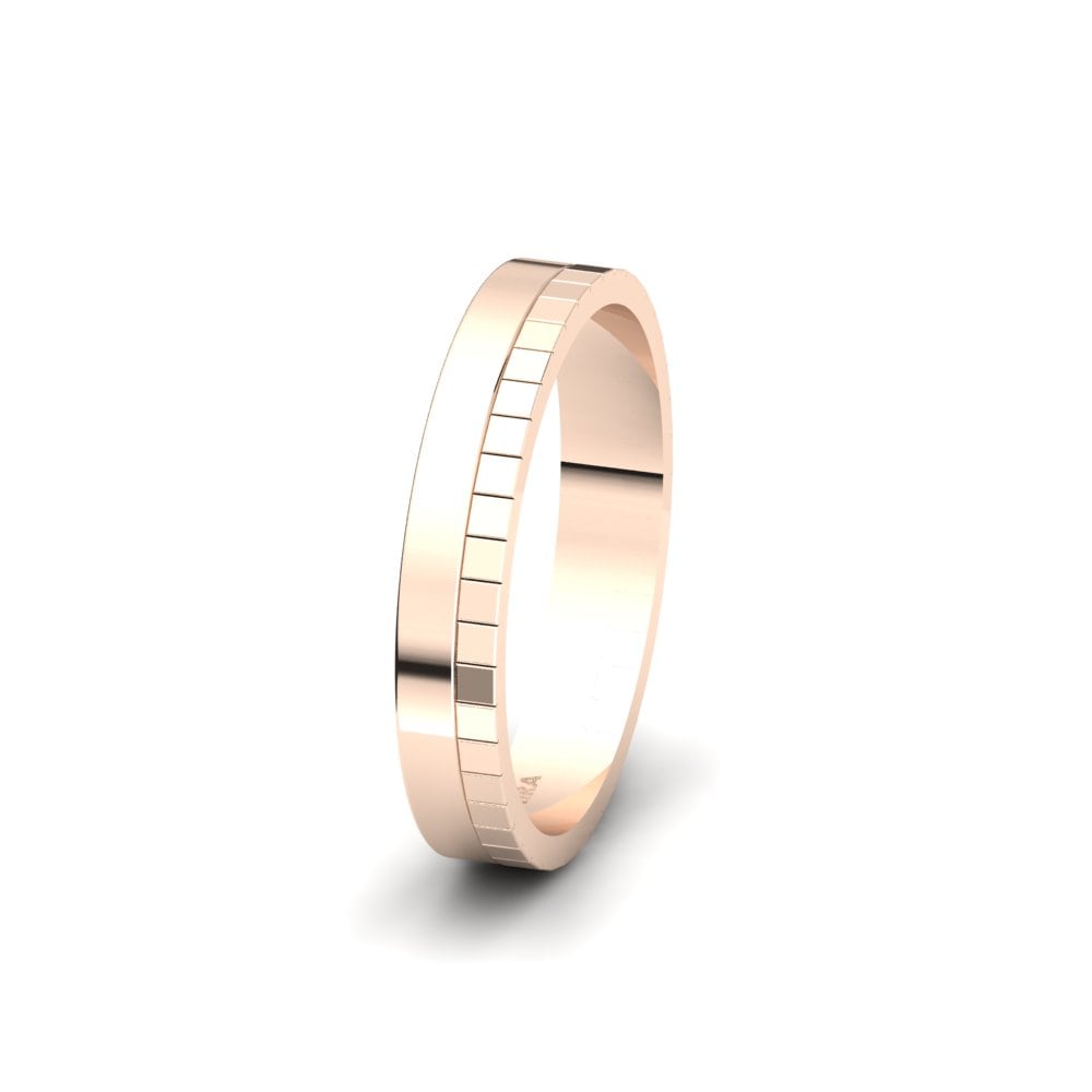 Or Rose 18k Alliance pour homme Medway