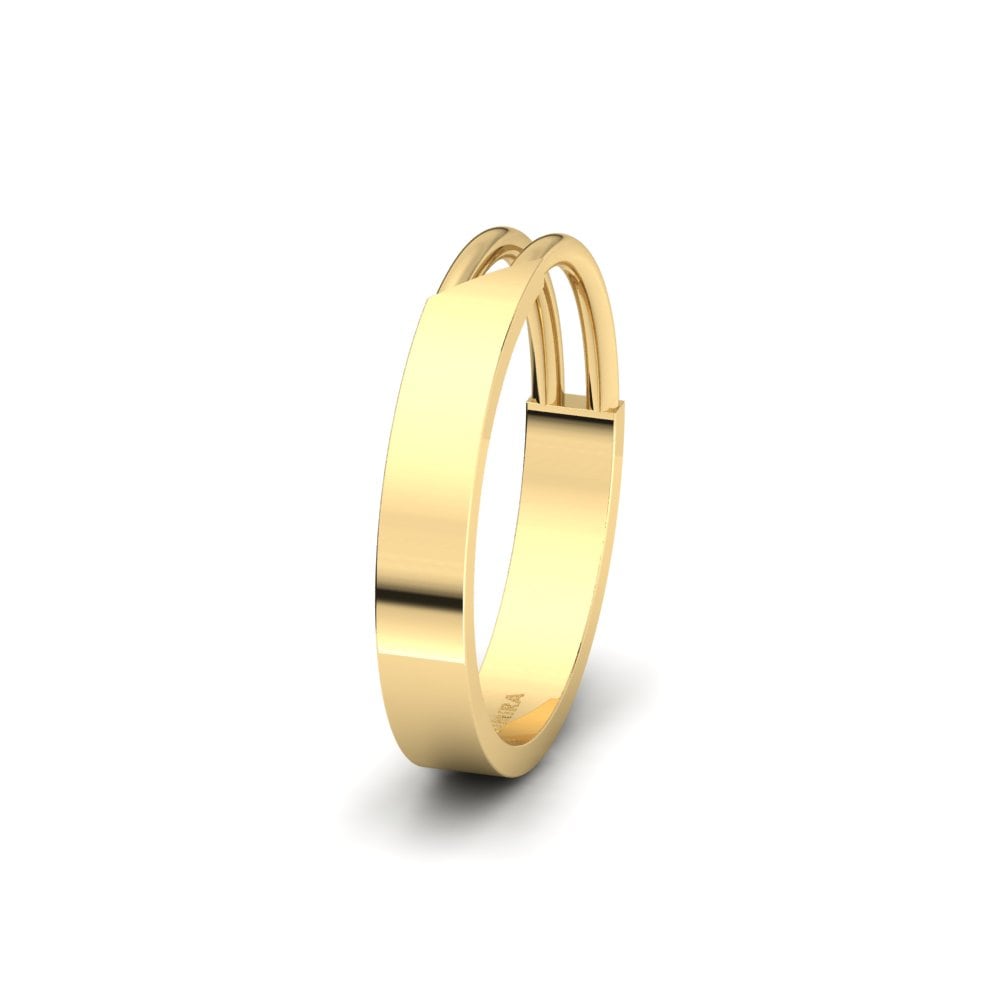 14k Oro Amarillo Anillo Boda Hombre Urmera