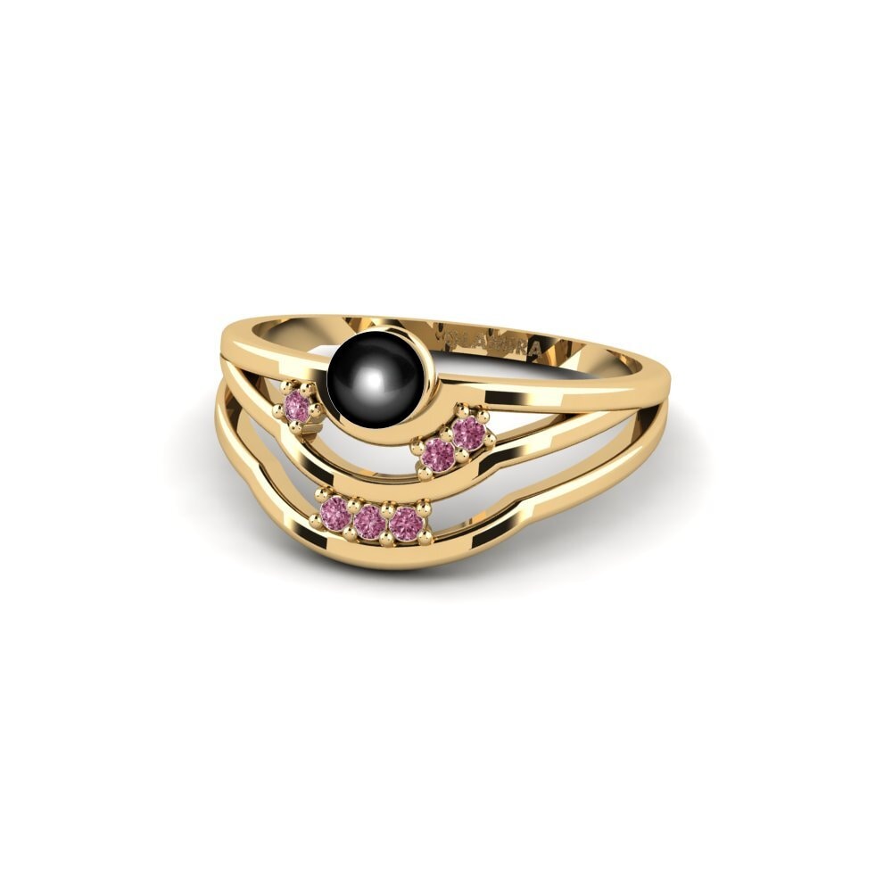 Granate Rhodolite Anillo Alleirs