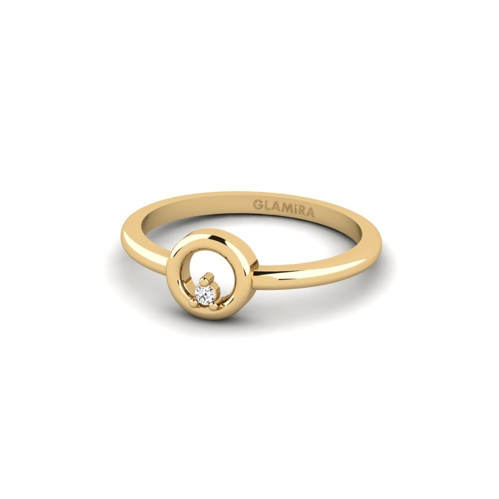 Moissanite Anel mindinho Berolle