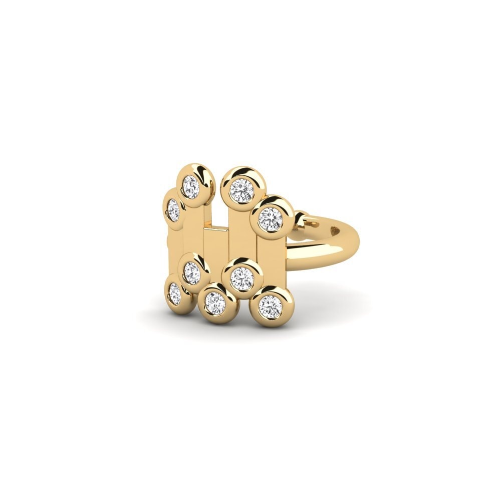 Saphir Blanc Boucle d'oreille femme Bublin