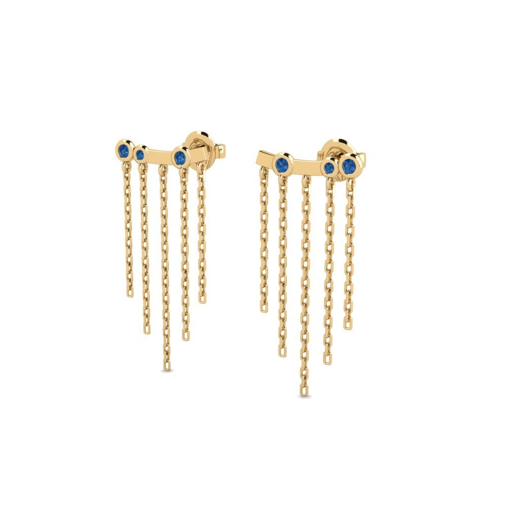 sapphire-zirconia Women's ต่างหู Kubad