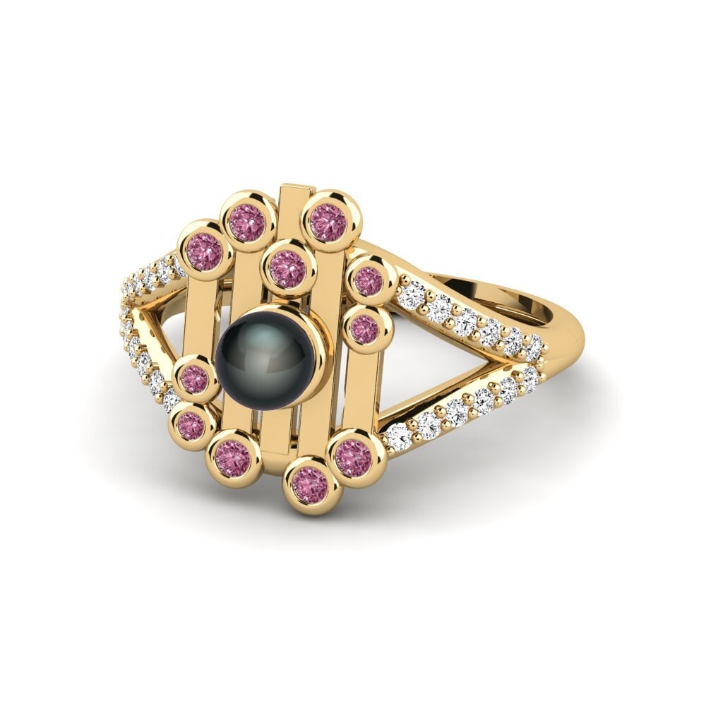 Granate Rhodolite Anillo Llavor