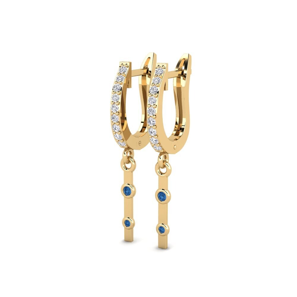 sapphire-zirconia Women's ต่างหู Mpira