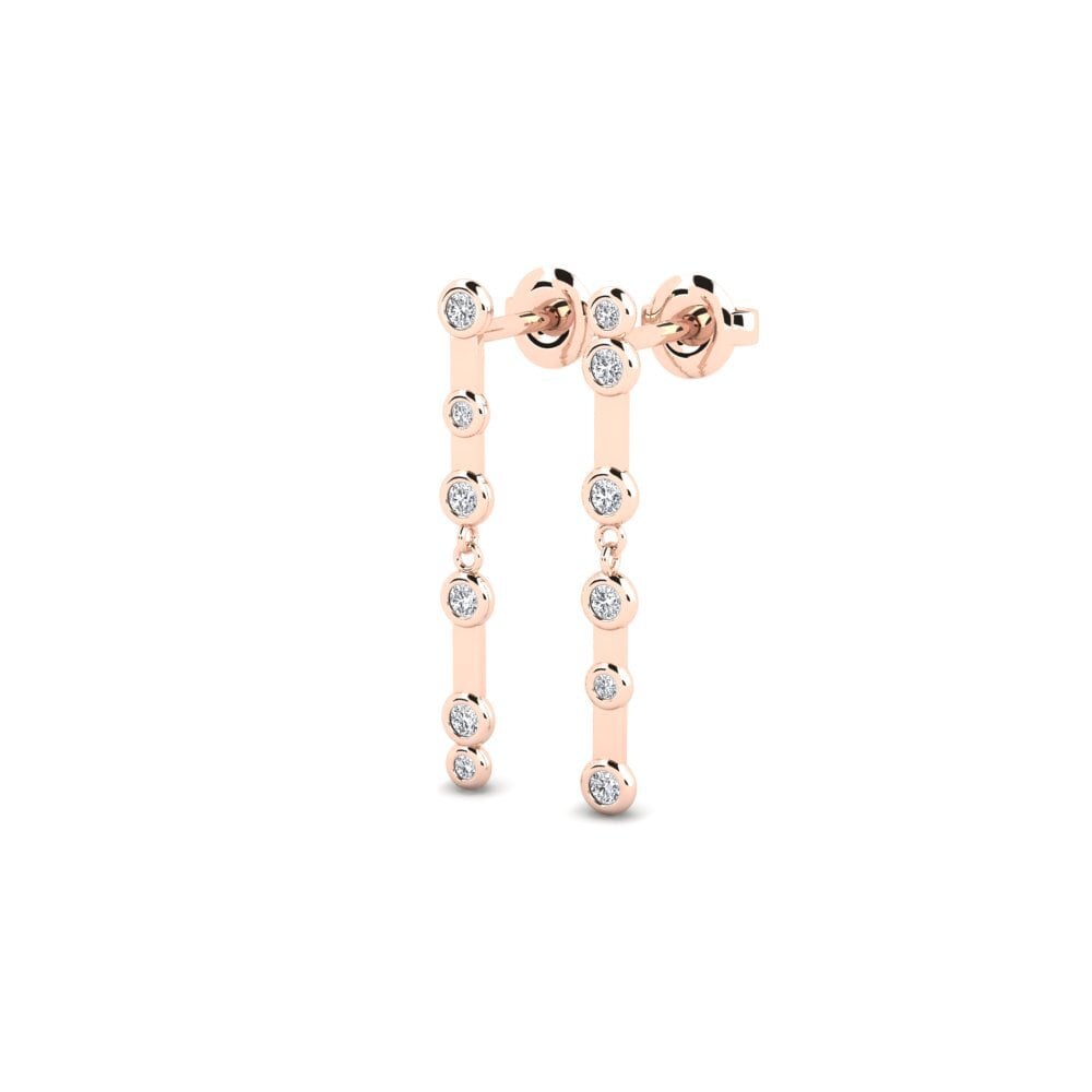 14k Rose Gold Women's Earring Panduva