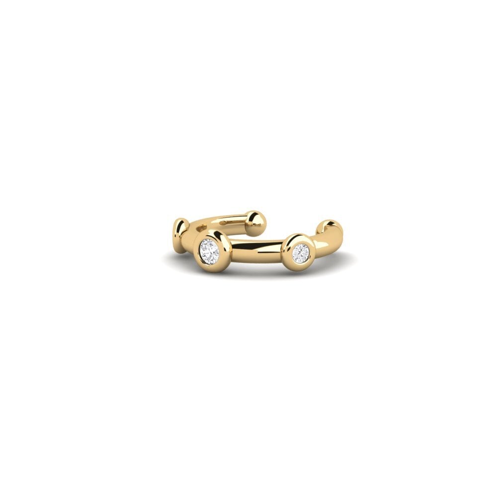 Saphir Blanc Perçage d'oreille Panthu