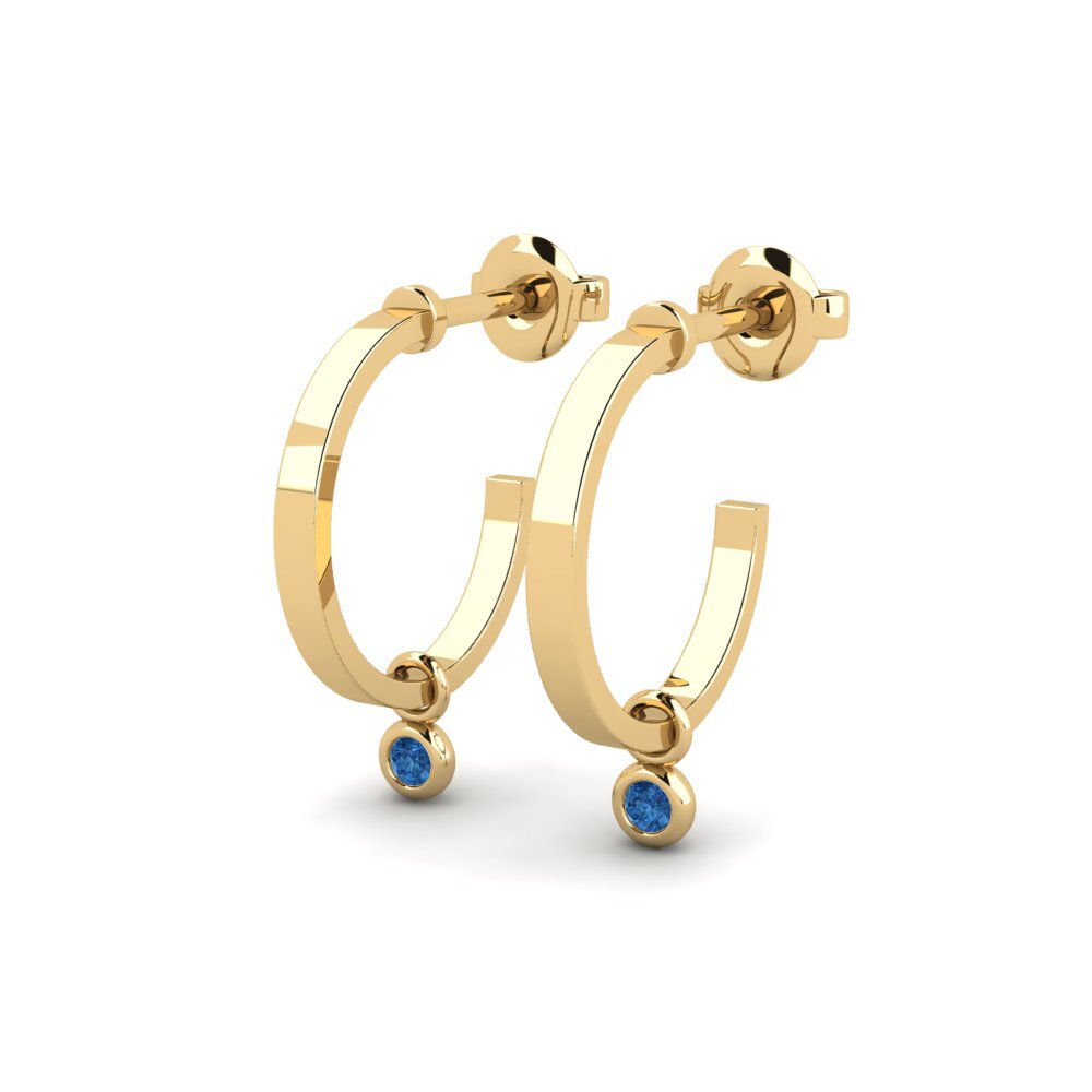 sapphire-zirconia Women's ต่างหู Pilka