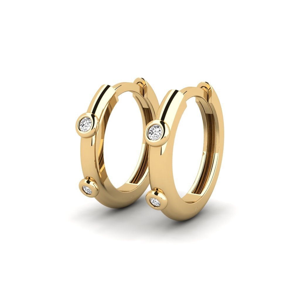 Đá Moissanite Bông tai nữ Pilota