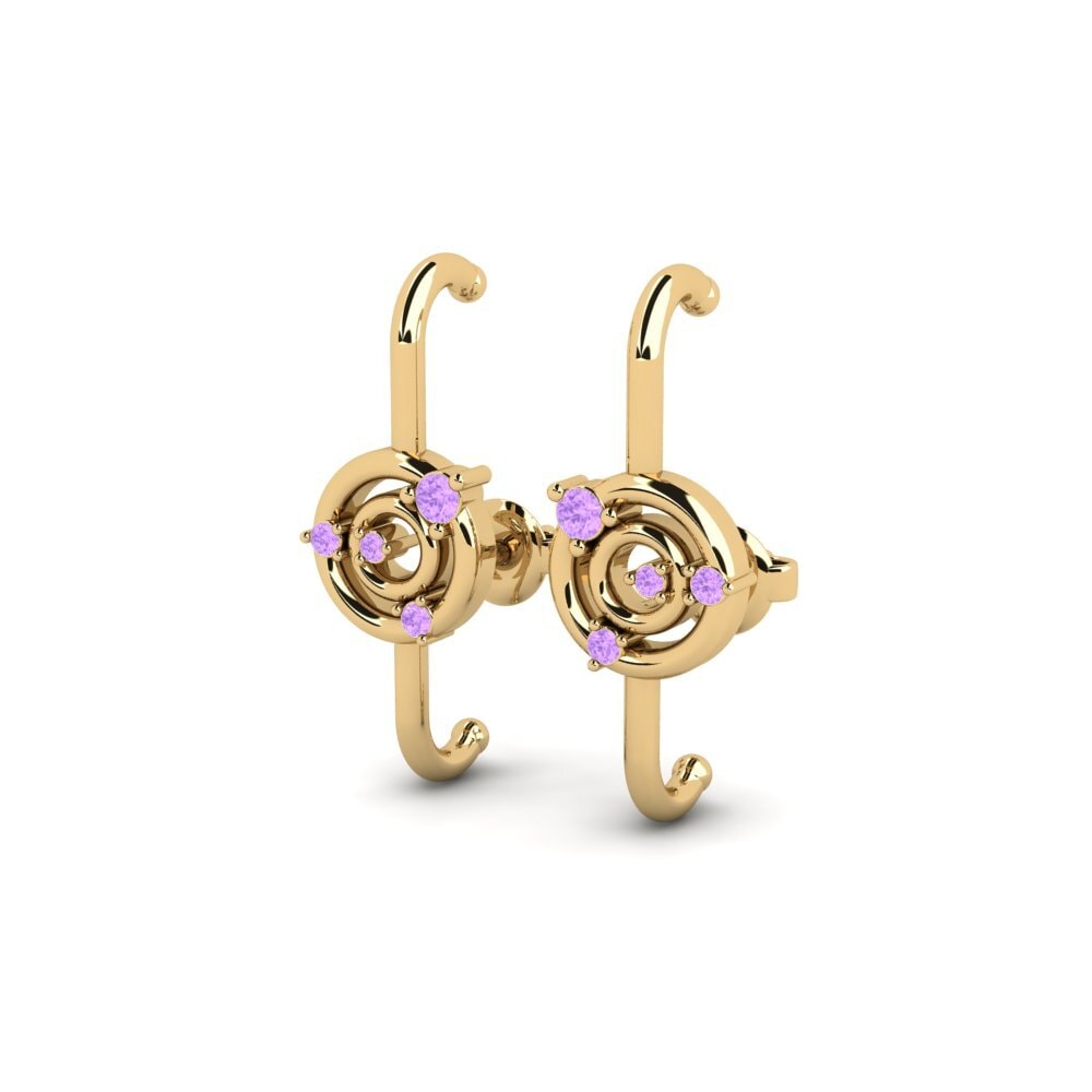 Amethyst Women's Earring Sferet