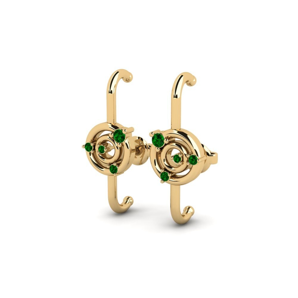 Green Zirconia Women's Earring Sferet