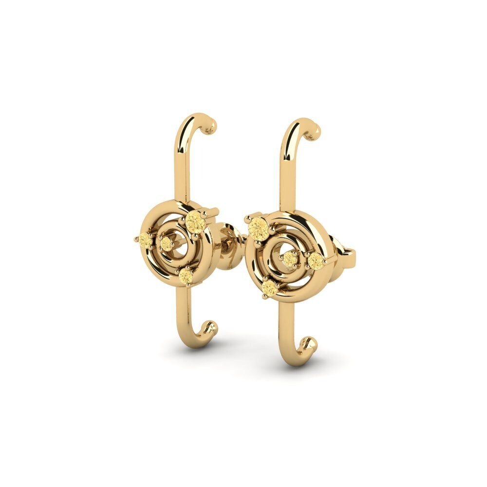 Yellow Diamond Women's Earring Sferet