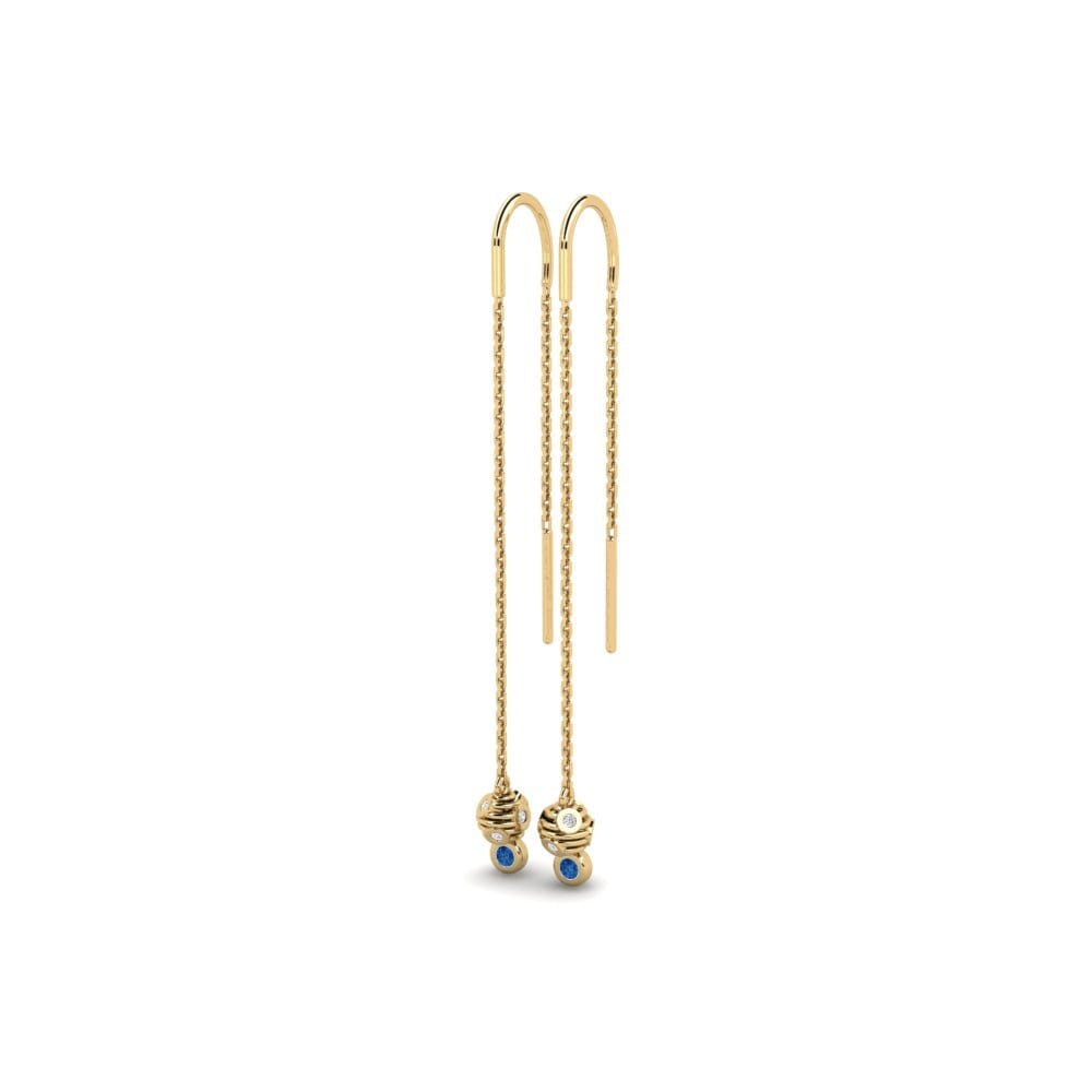 sapphire-zirconia Women's ต่างหู Swinton