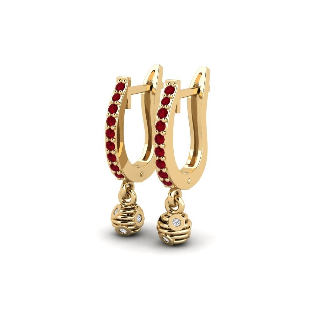 ruby-zirconia Women's ต่างหู Thrale