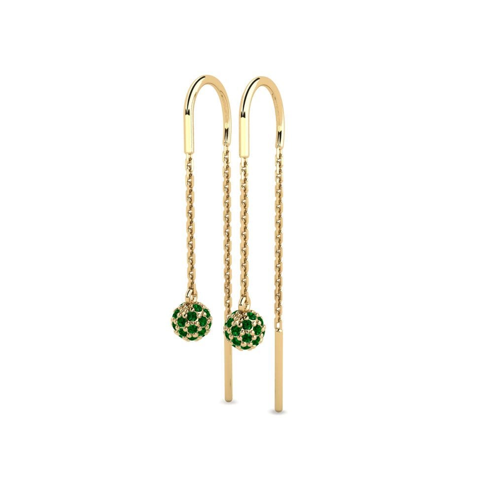 Circonita Verde Pendiente de mujer Wadham - B