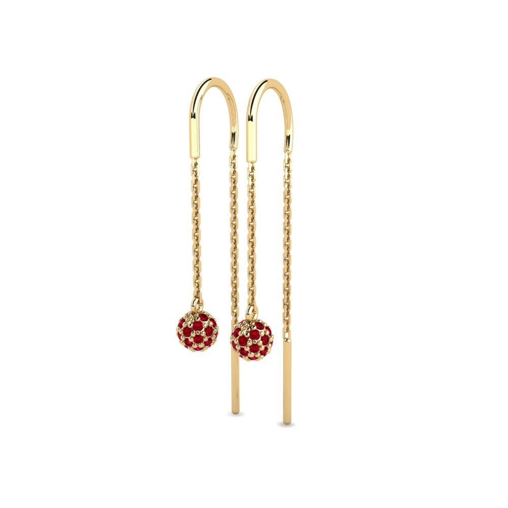 Circonita Roja Pendiente de mujer Wadham - B