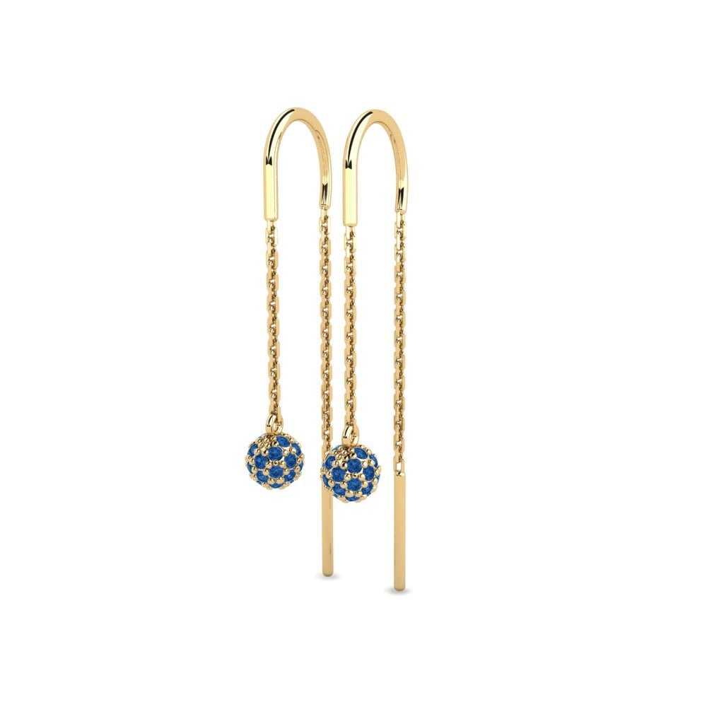 sapphire-zirconia Women's ต่างหู Wadham - B