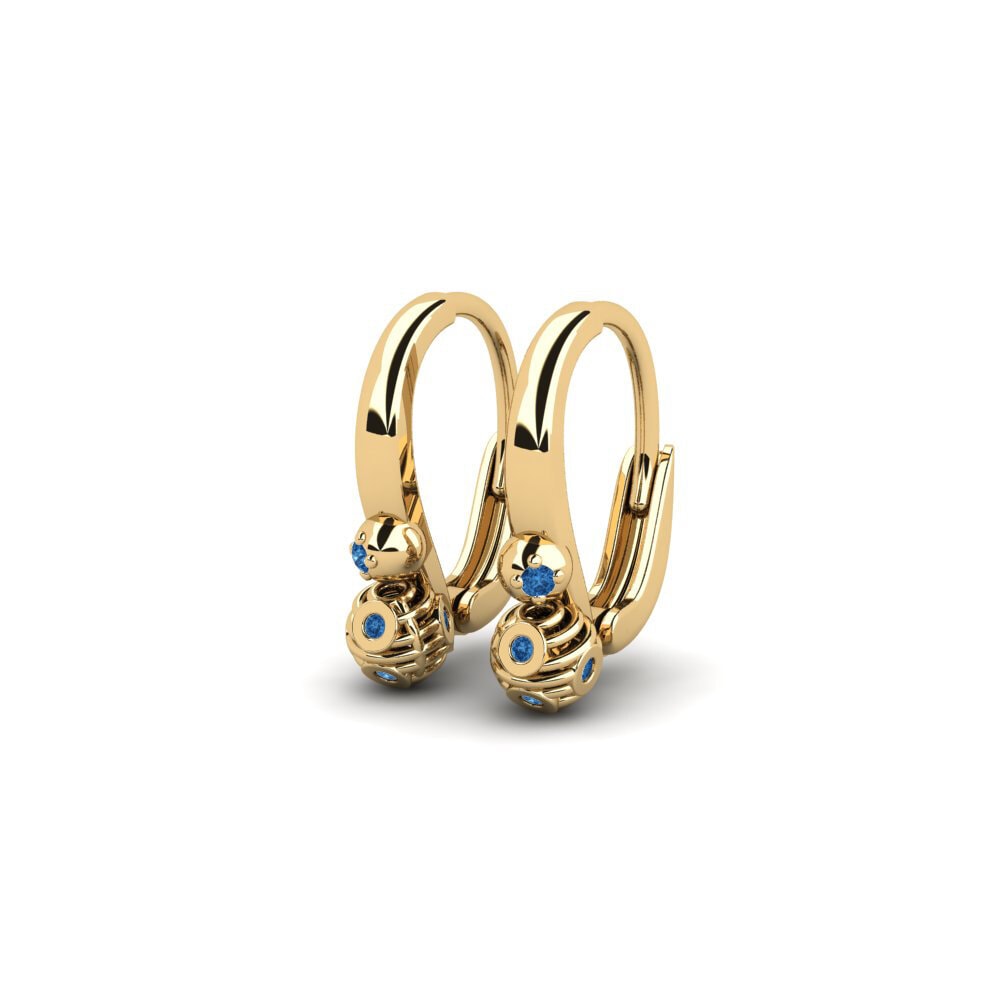sapphire-zirconia Women's ต่างหู Worgan