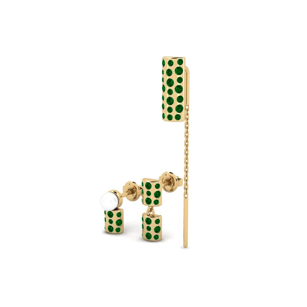 Circonita Verde Pendiente de mujer Lihula - SET