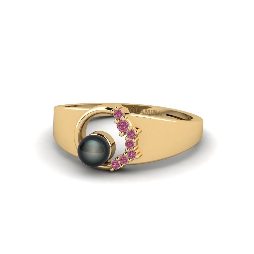 Granate Rhodolite Anillo Lugu