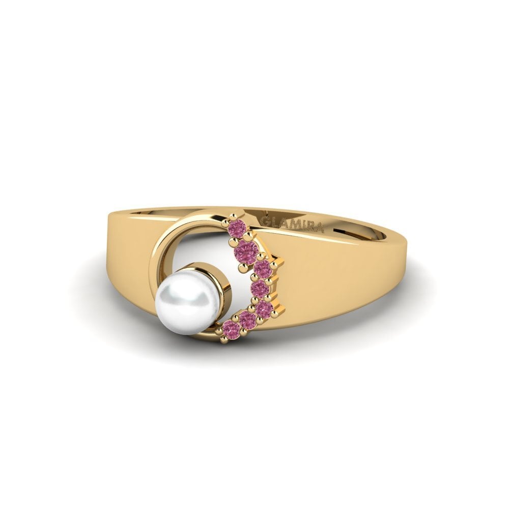 Granate Rhodolite Anillo Lugu