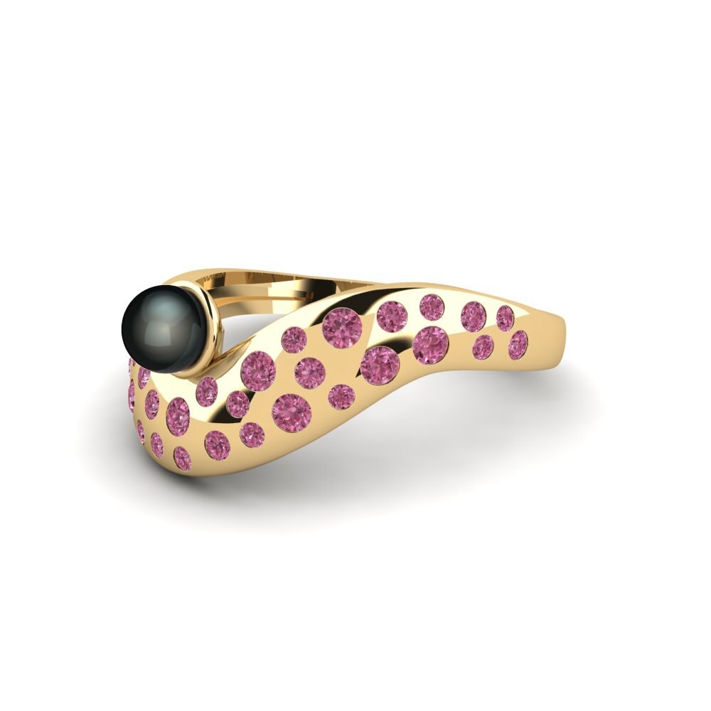 Granate Rhodolite Anillo Mrocza