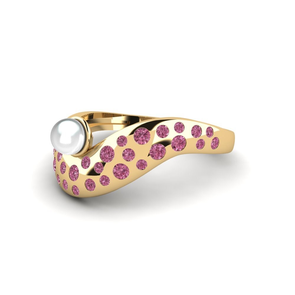 Granate Rhodolite Anillo Mrocza