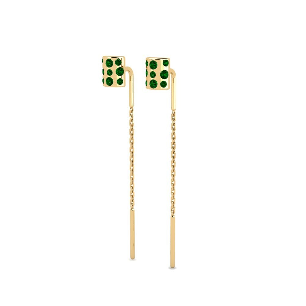 Circonita Verde Pendiente de mujer Mustvee - B