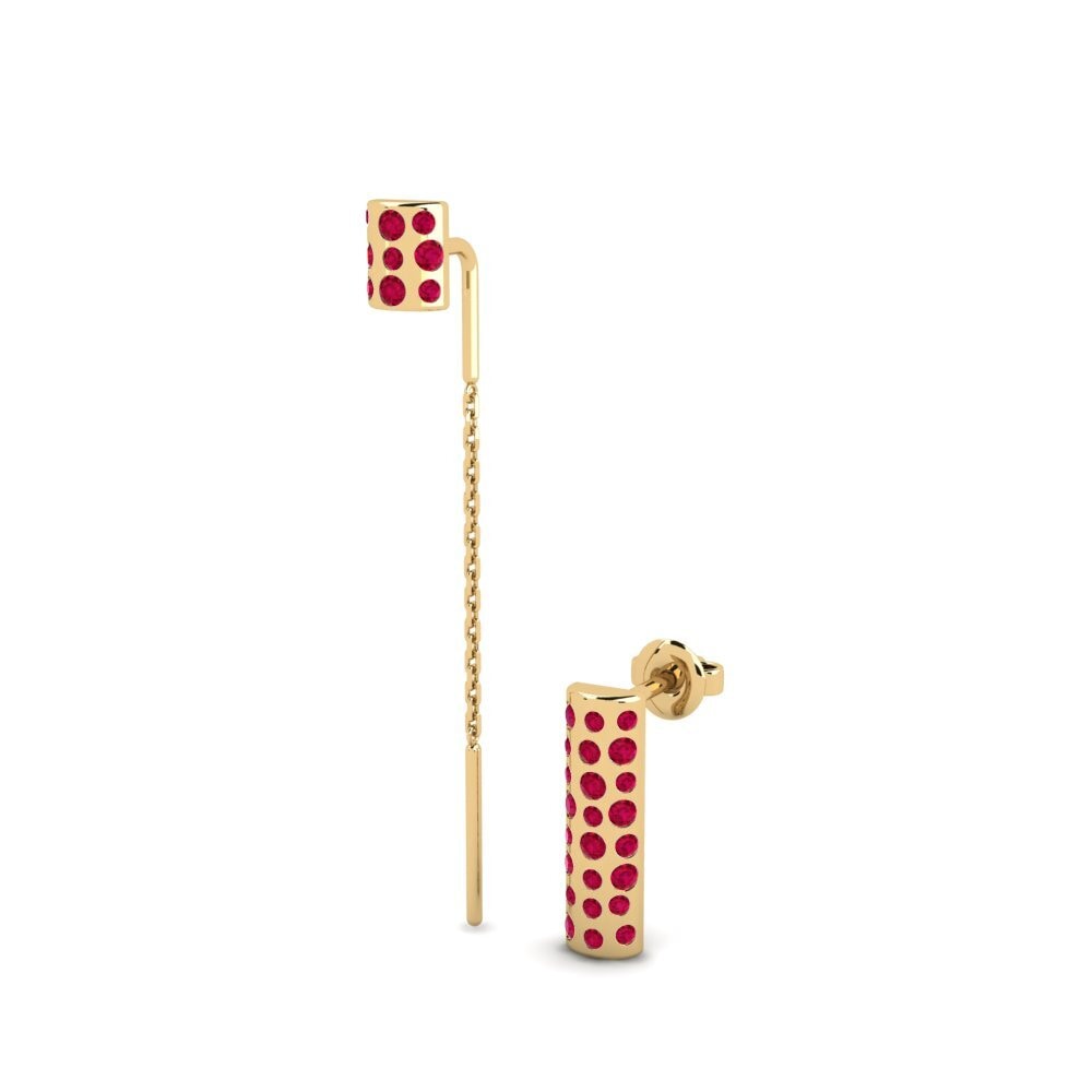 Ruby Women's Earring Mustvee - SET