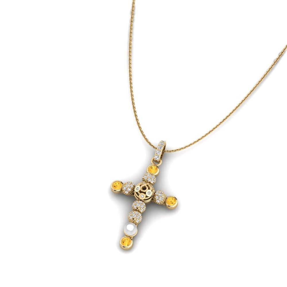 Citrine Women's Pendant Ponder