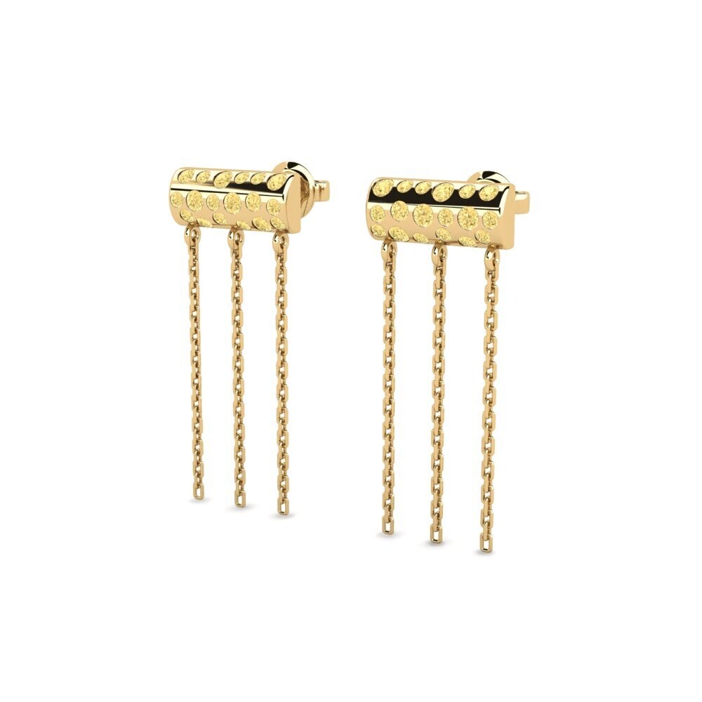 Diamante Amarillo Pendiente de mujer Rakvere