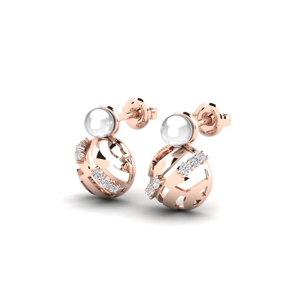 14k Rose Gold Women's Earring Realita