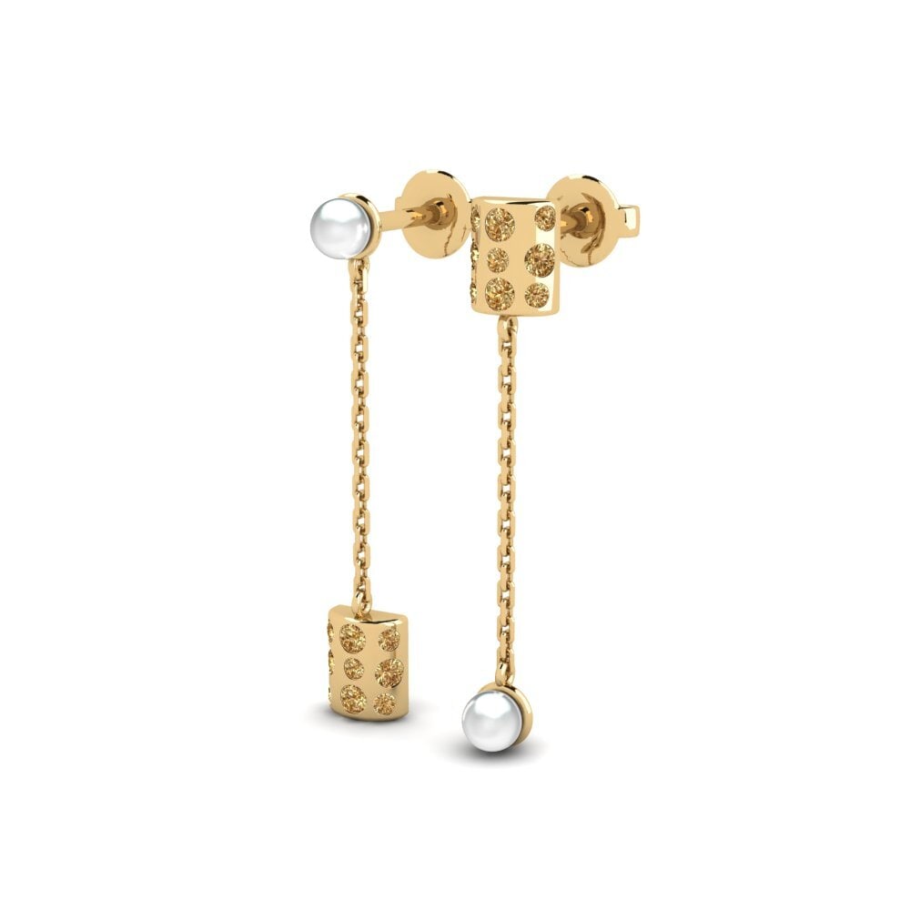 Brown Diamond Women's Earring Salihorsk